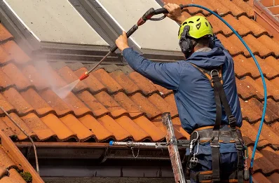 Démoussage et hydrofuge de toiture à Chamberaud